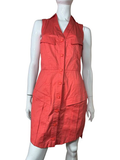 Terry Mugler mini abito in cotone (L)