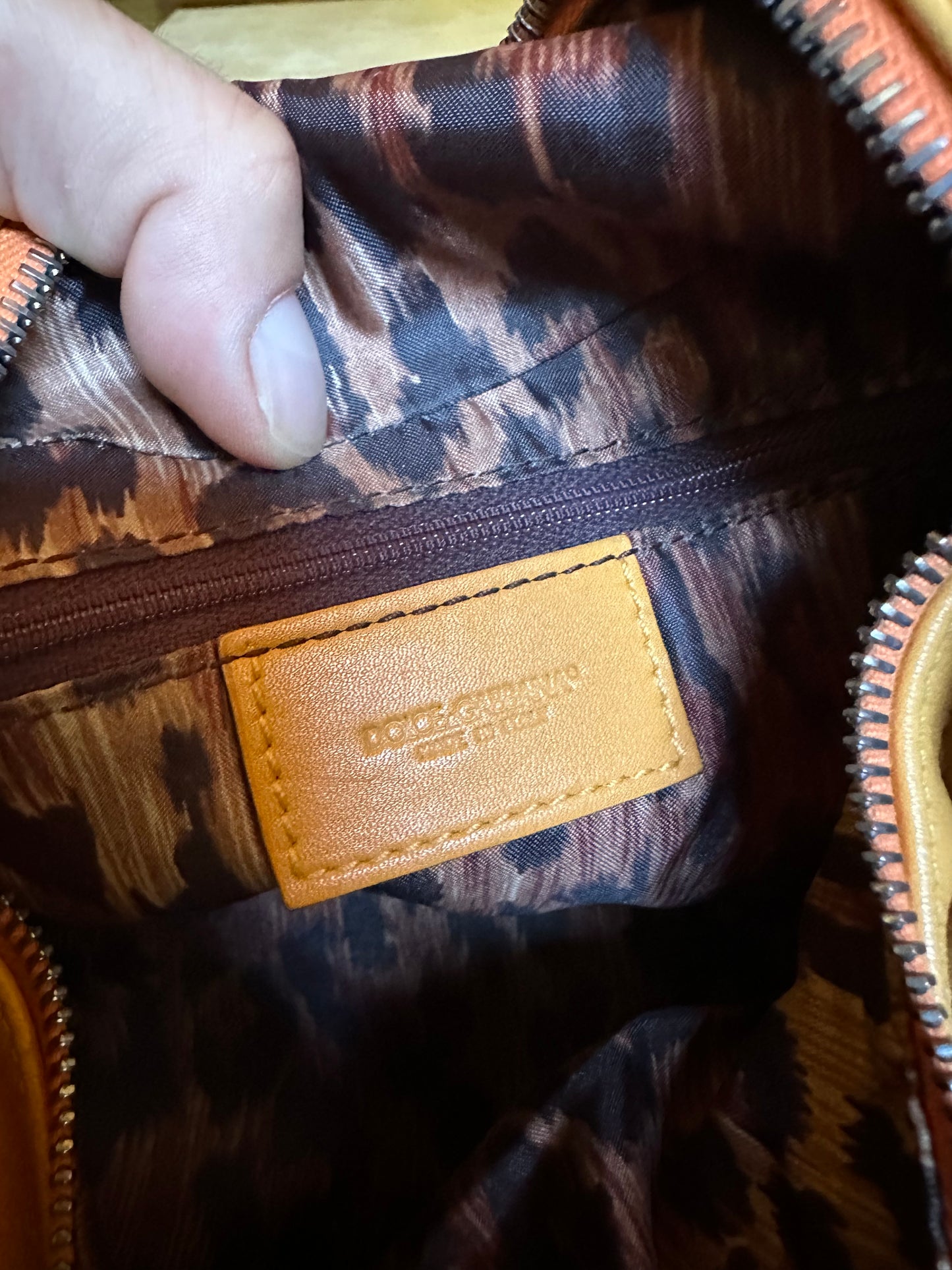 Dolce & Gabbana borsa vintage in pelle