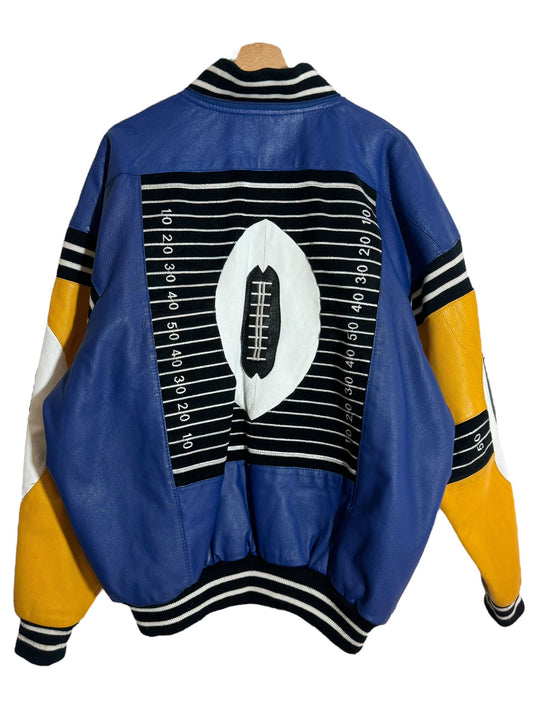 Giacca in pelle vintage Michael Hoban (XL)