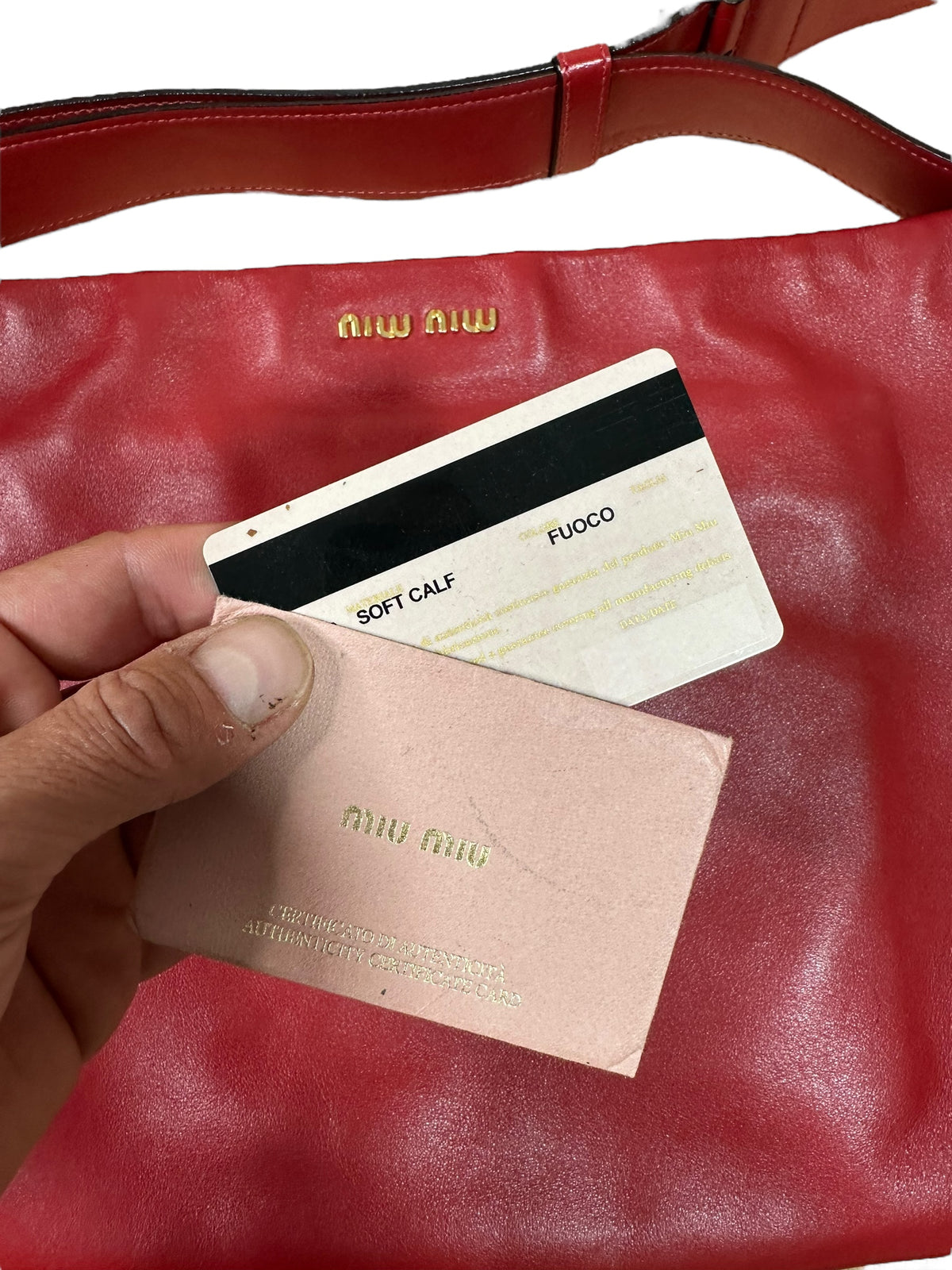 Miu Miu borsa vintage in pelle — foto 17
