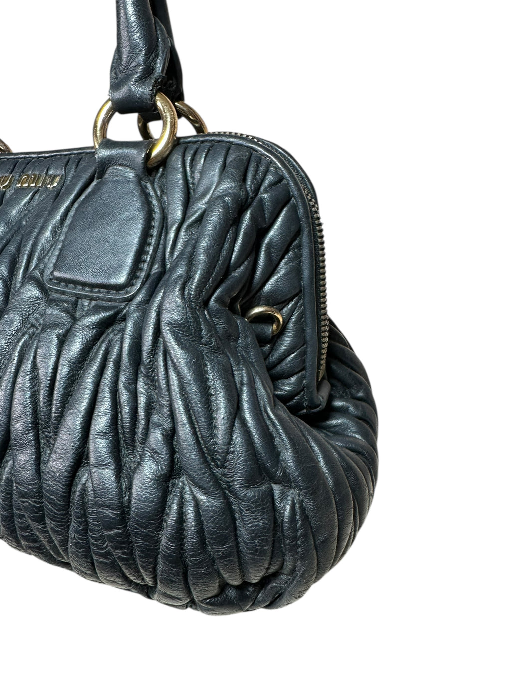 Miu Miu borsa vintage in pelle matelassè — foto 4