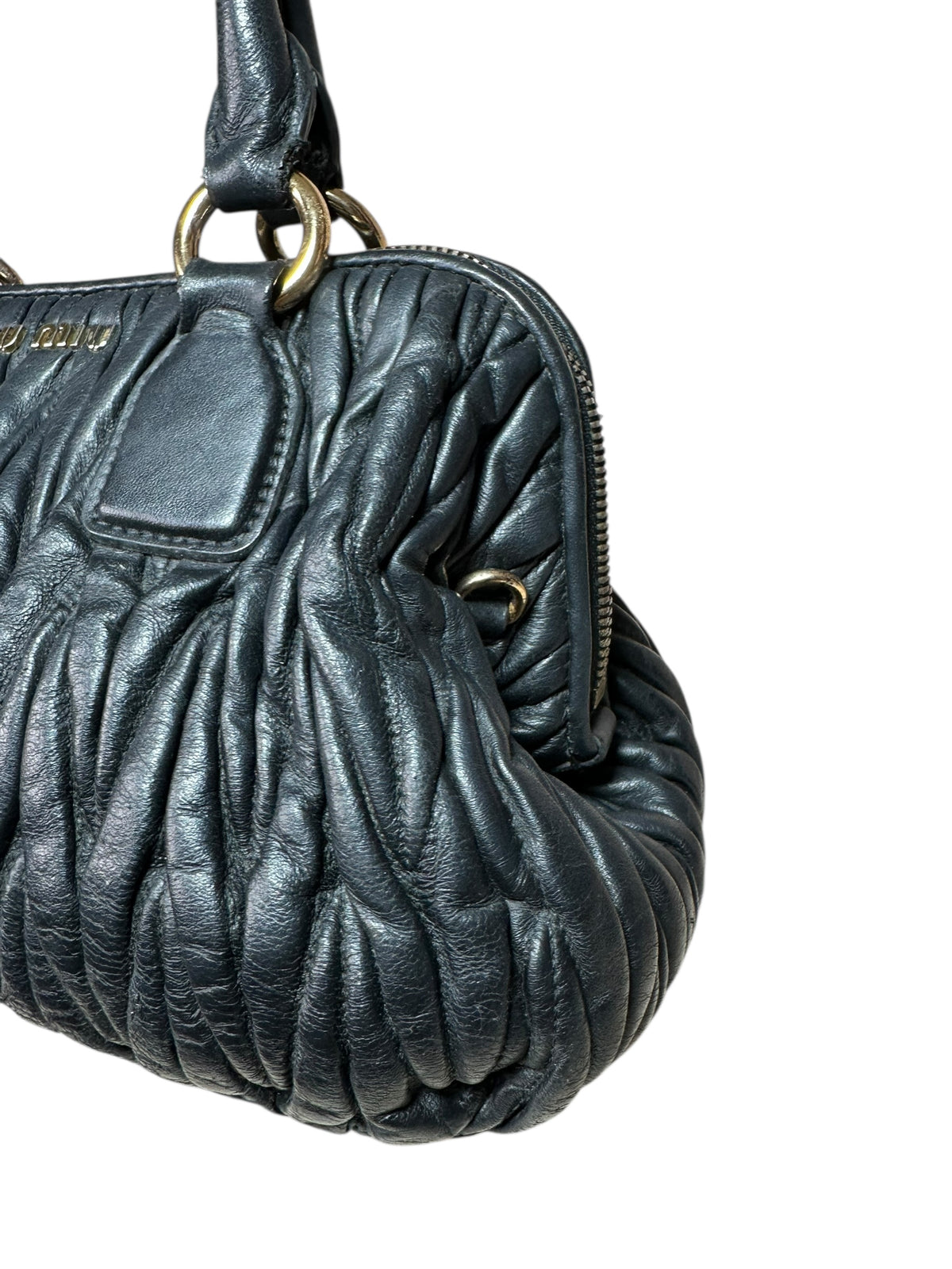 Miu Miu borsa vintage in pelle matelassè — foto 4
