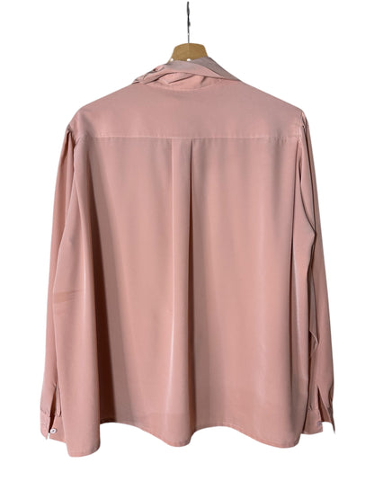 Camicia vintage con fiocco (M)