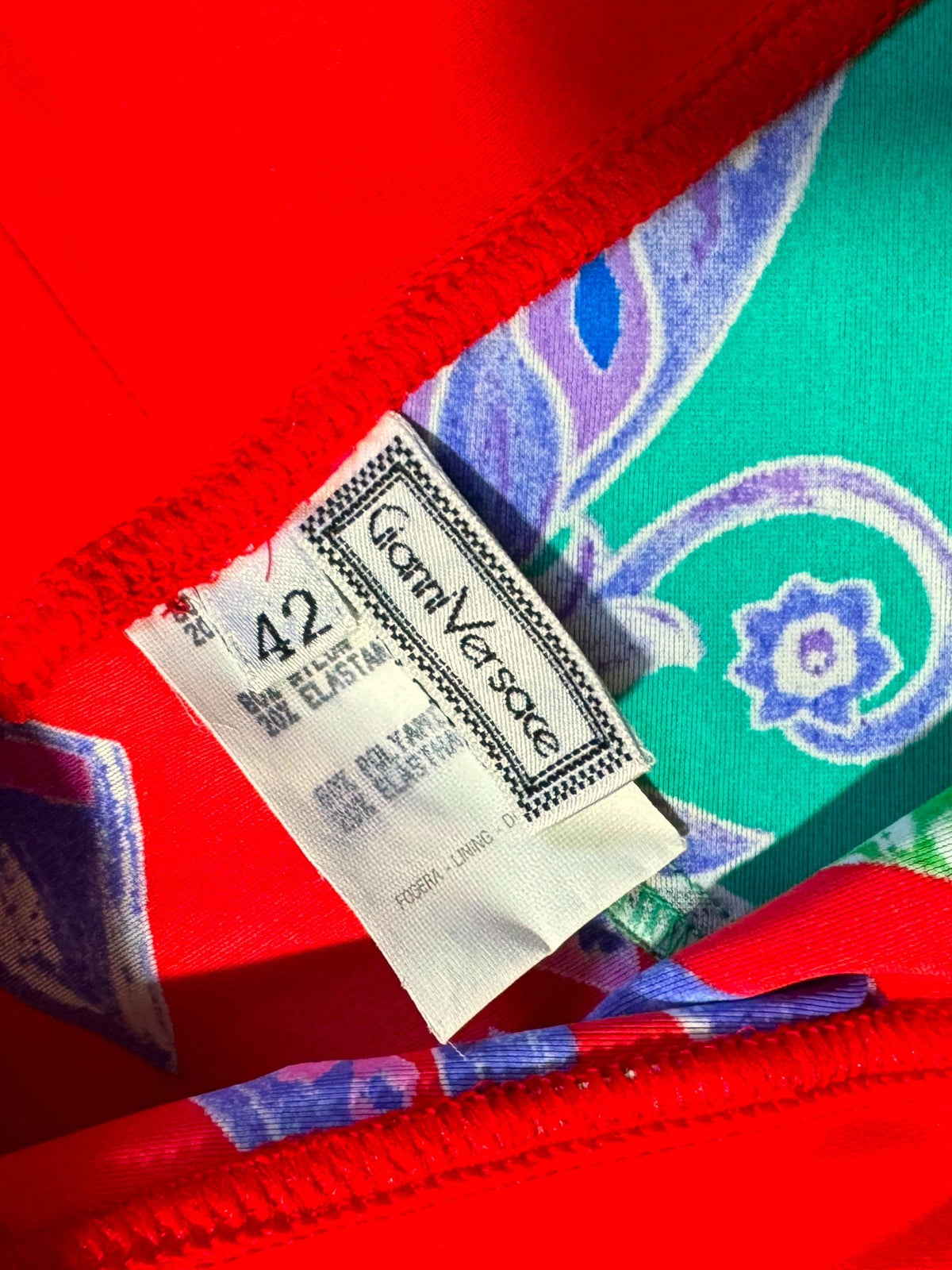 Gianni Versace Leggins vintage Helton John — foto 6