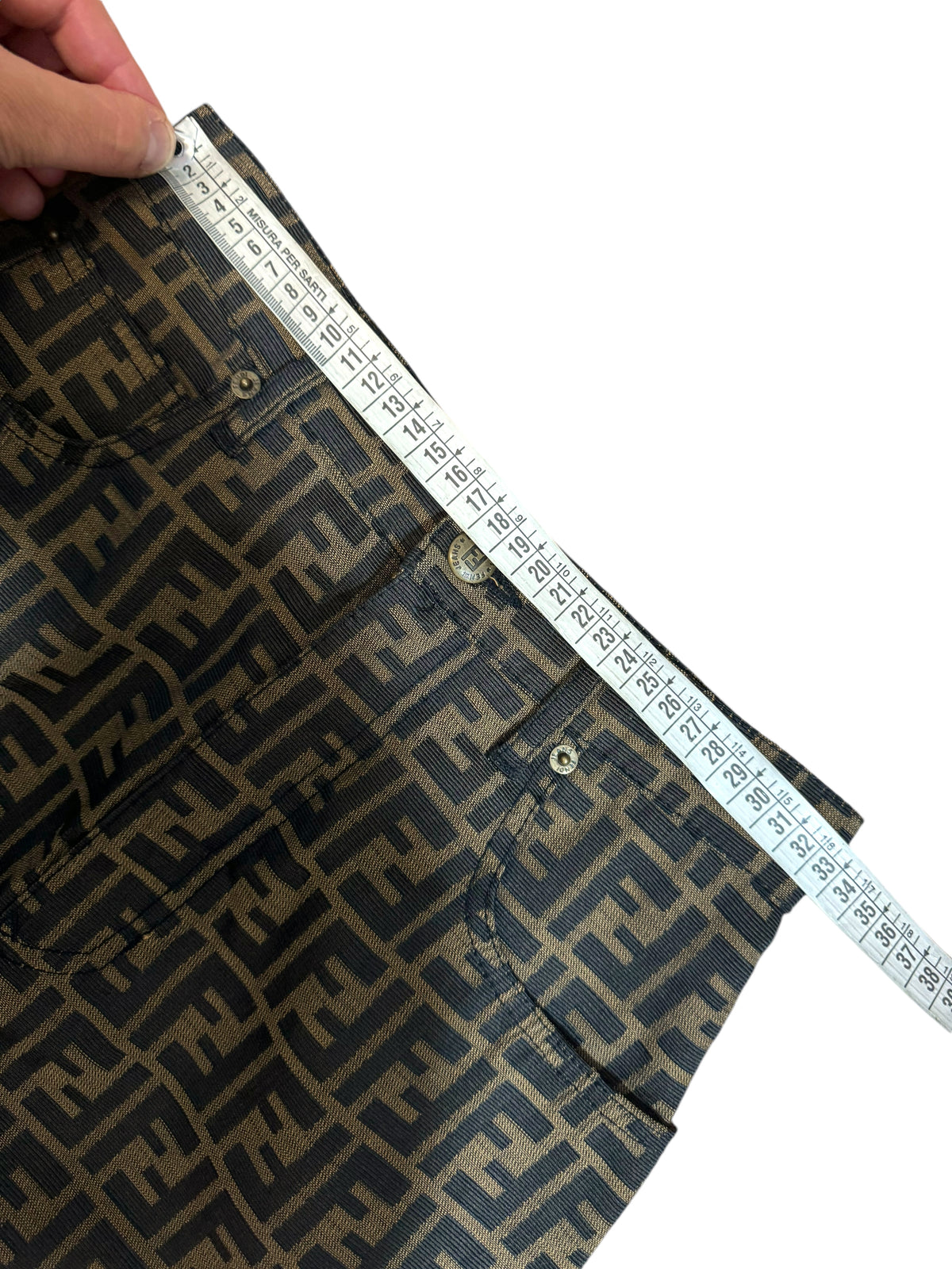 Fendi gonna vintage monogram — foto 6