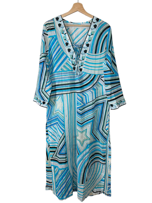 Emilio Pucci caftano in cotone (L)