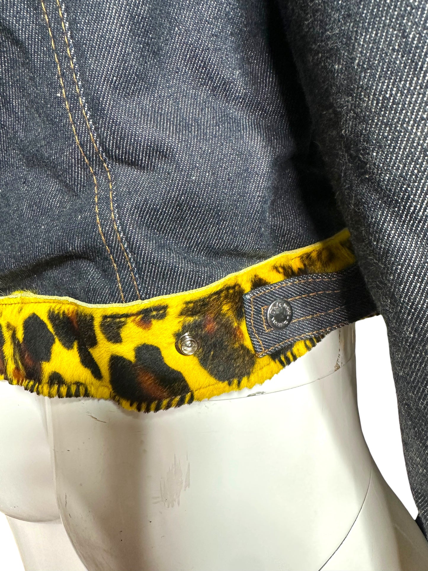 D&G giacca in denim con inserti (S)