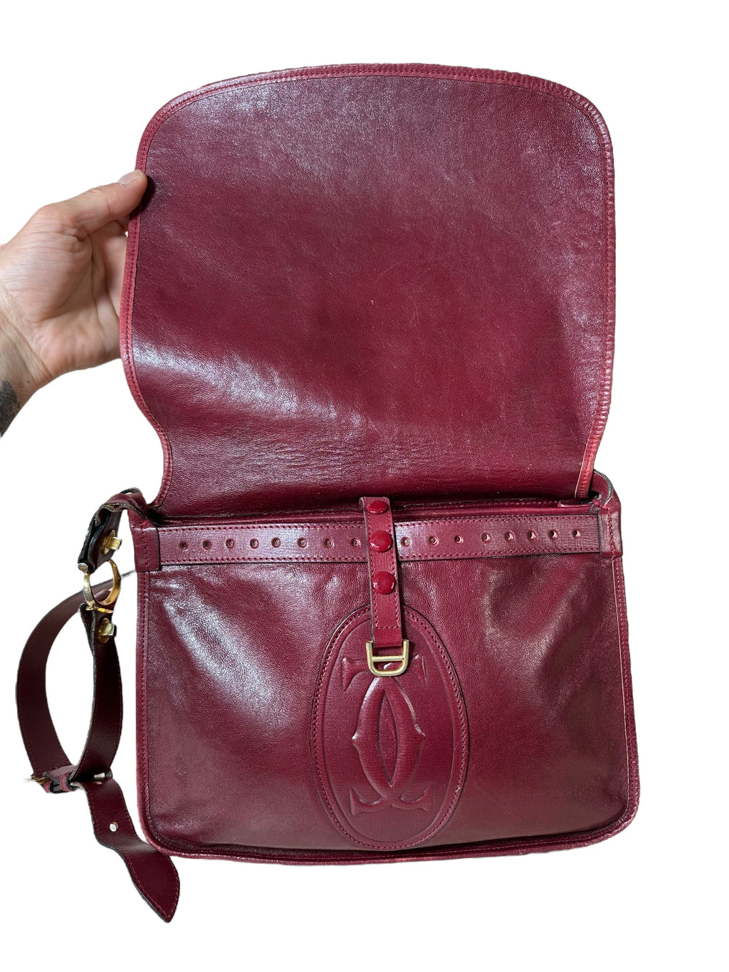 Cartier borsa vintage in pelle — foto 11