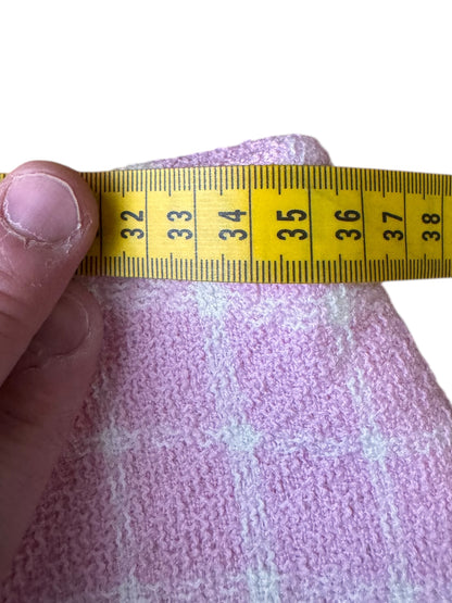 Gonna Versace tweed rosa lana vergine Medusa – TG 38 IT