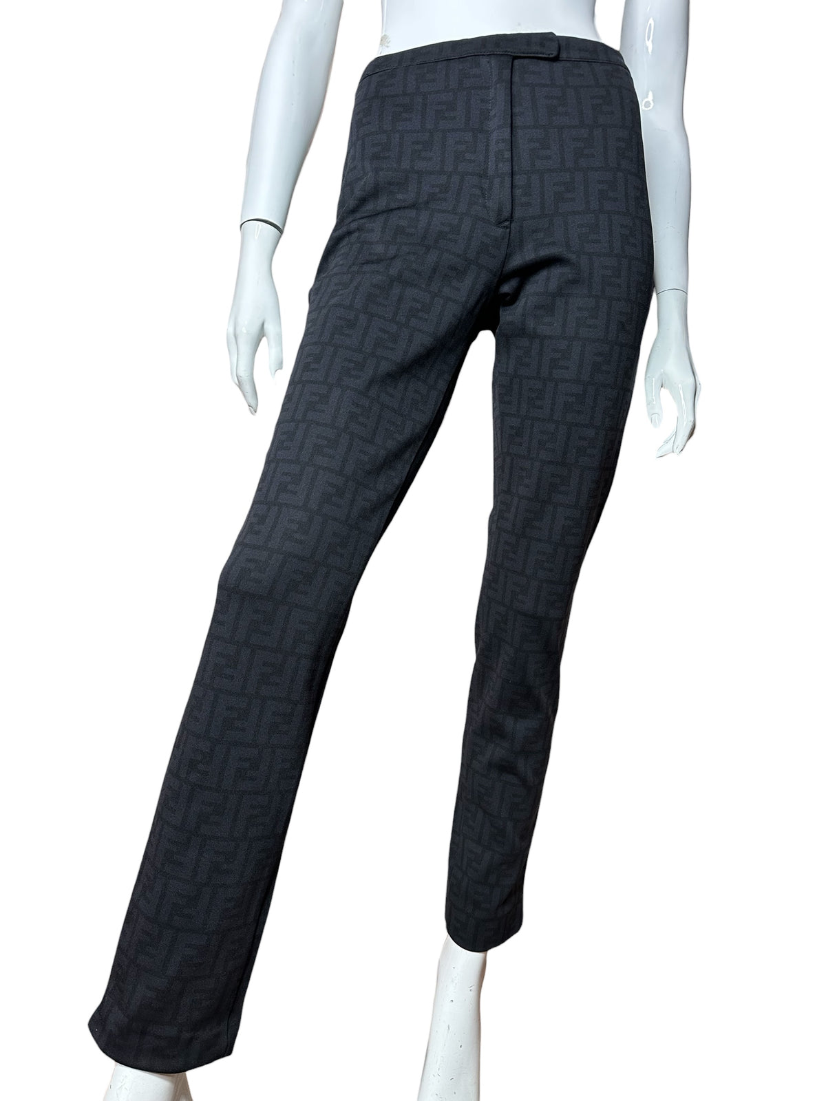 Fendi pantaloni vintage monogram