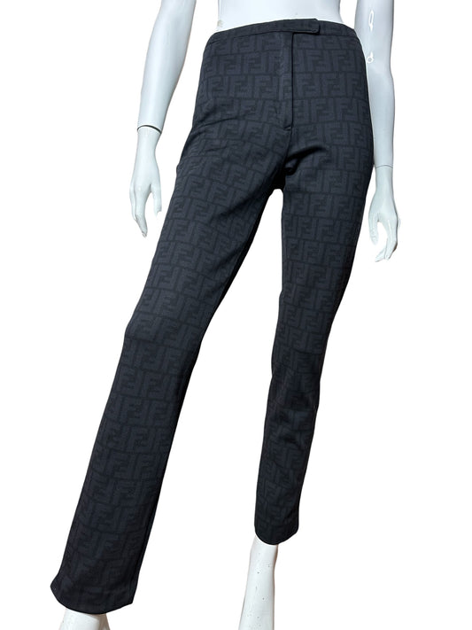 Fendi pantaloni vintage monogram (M)