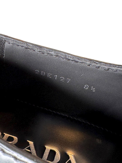 Prada Mocassini in pelle spazzolata nera – 42.5 IT