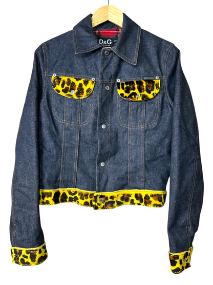 D&G giacca in denim con inserti (S)