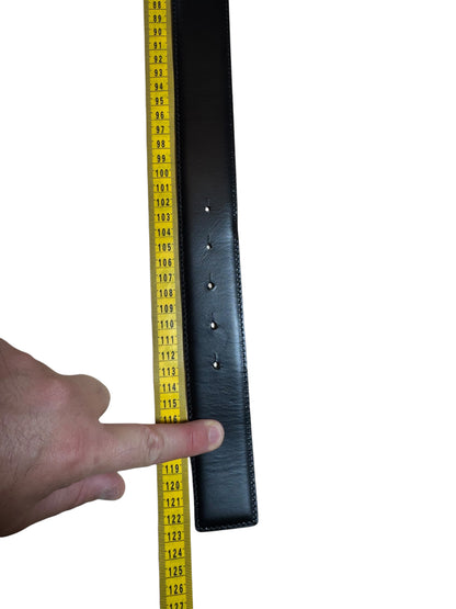 Cintura Versace reversibile Barocco con fibbia Medusa oro