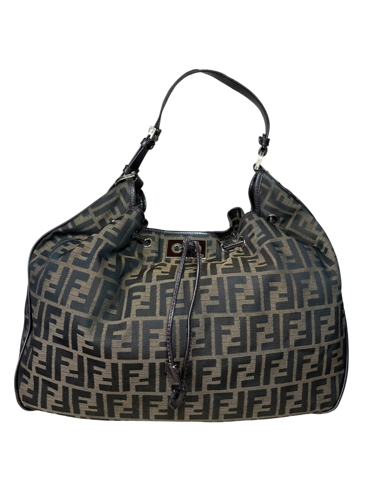 Fendi borsa hobo vintage in tela FF