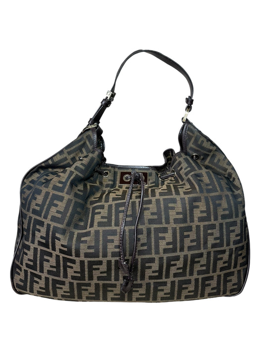 Fendi borsa hobo vintage in tela FF