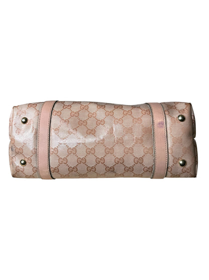 Gucci borsa vintage in tela e pelle — foto 12