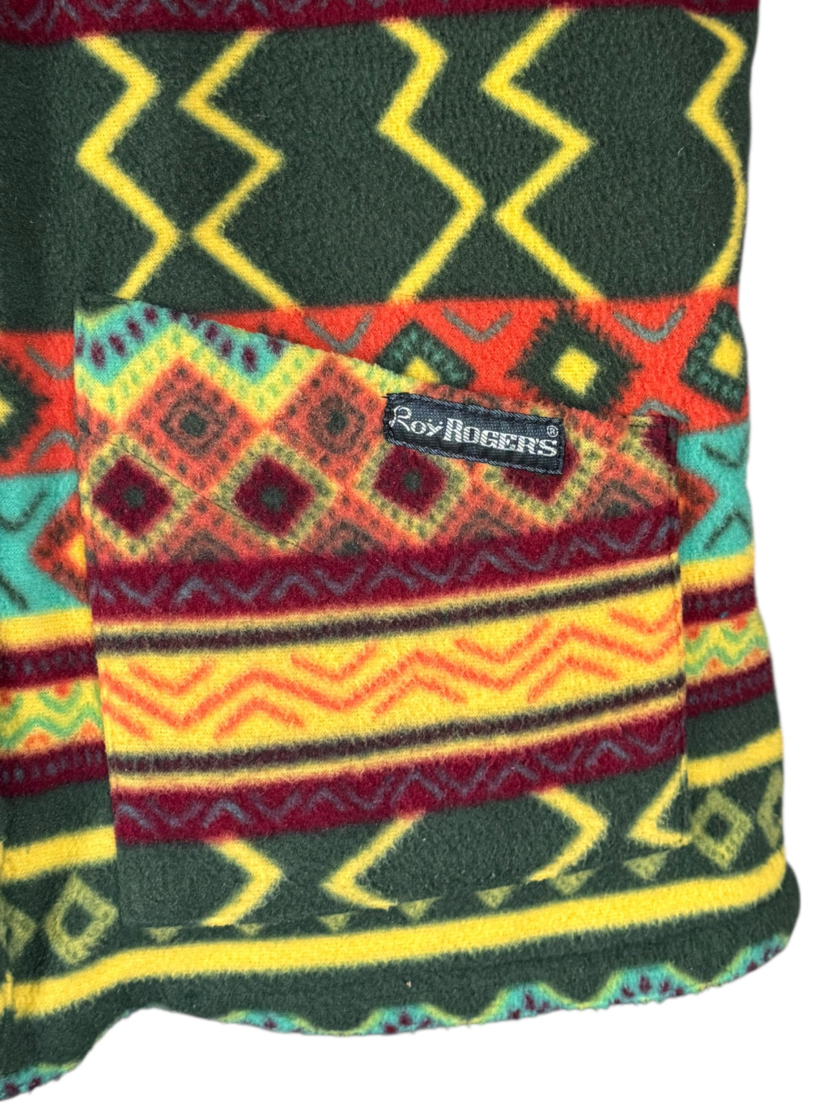 Gilet Roy Rogers Vintage Reversibile in Pile – Made in Italy — foto 5