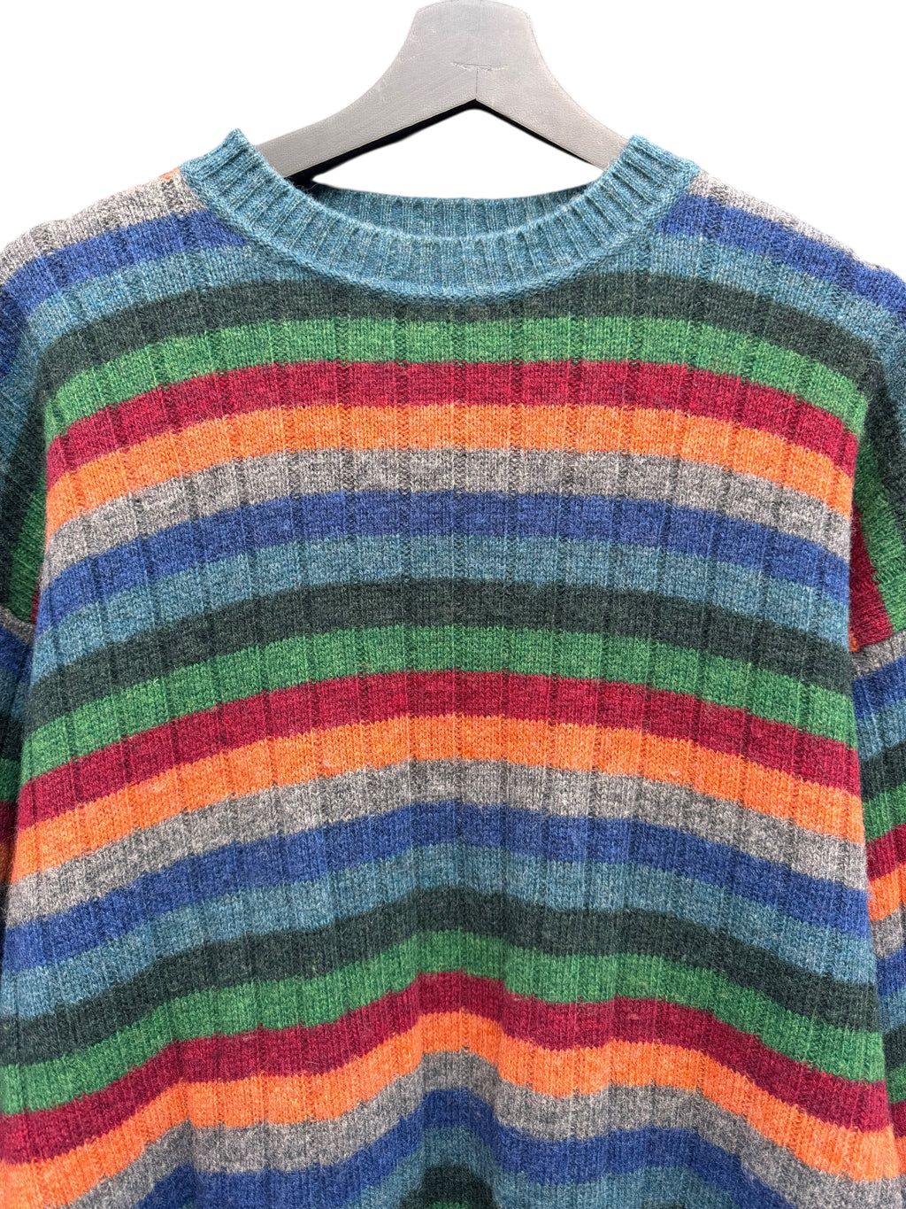 Maglione United Colors of Benetton Pure Shetland multicolor Made in Italy - L — foto 3