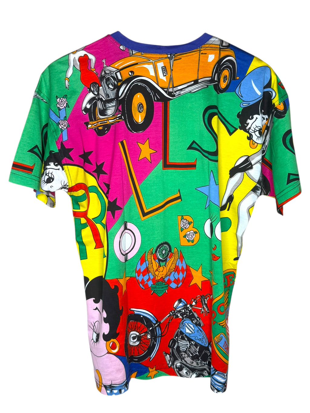 T-shirt Versace Vintage Harley Davidson Betty Boop – Made in Italy — foto 2