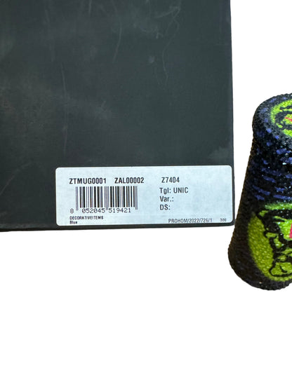 Versace thermos in metallo con cristalli