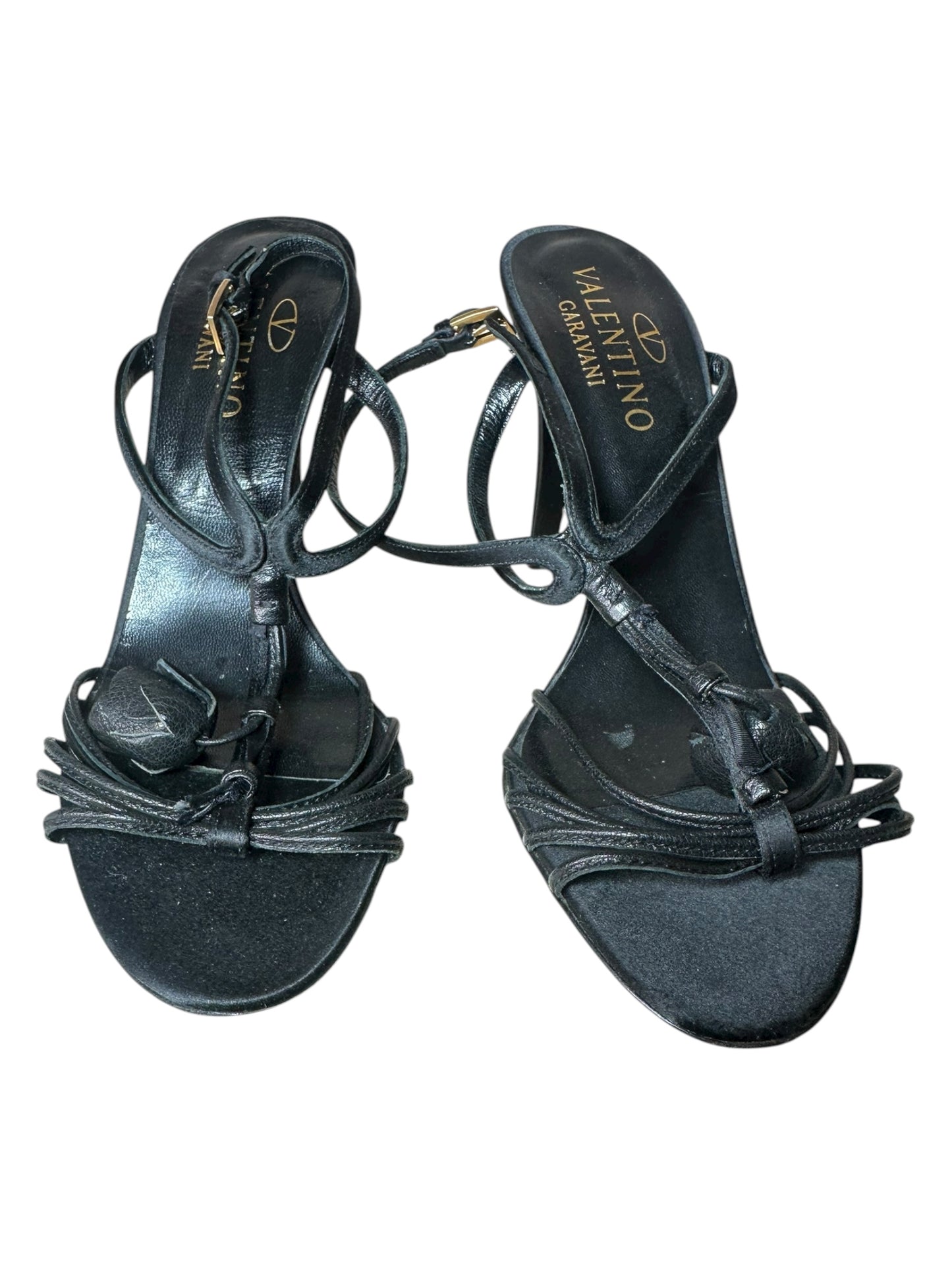Valentino Garavani sandali in pelle e raso (37.5)