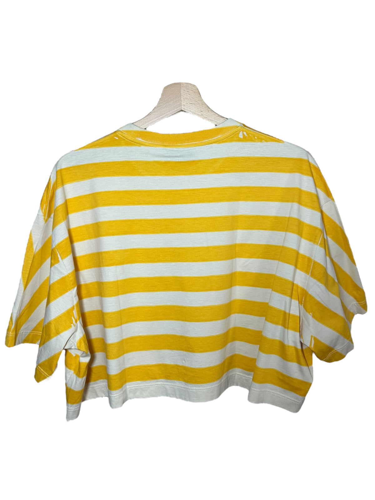 Prada t-shirt crop a righe — foto 5
