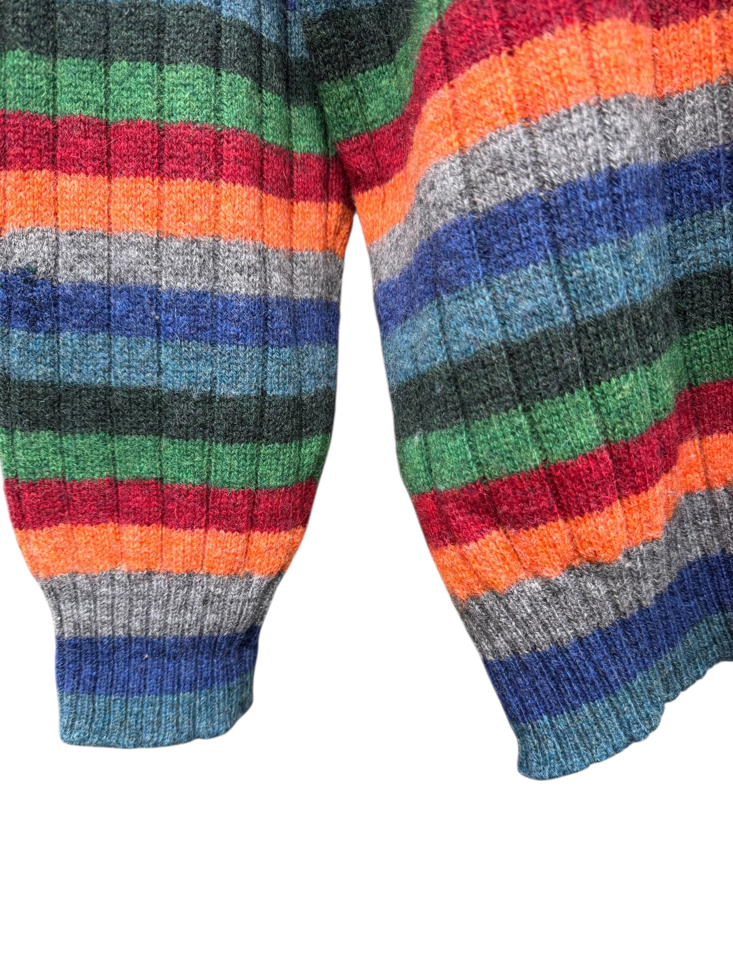 Maglione United Colors of Benetton Pure Shetland multicolor Made in Italy -  L