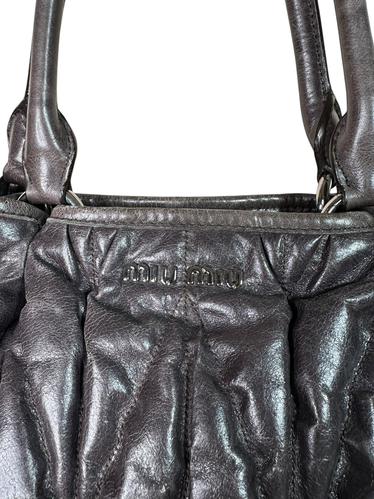 Miu Miu borsa in pelle matelassè — foto 2