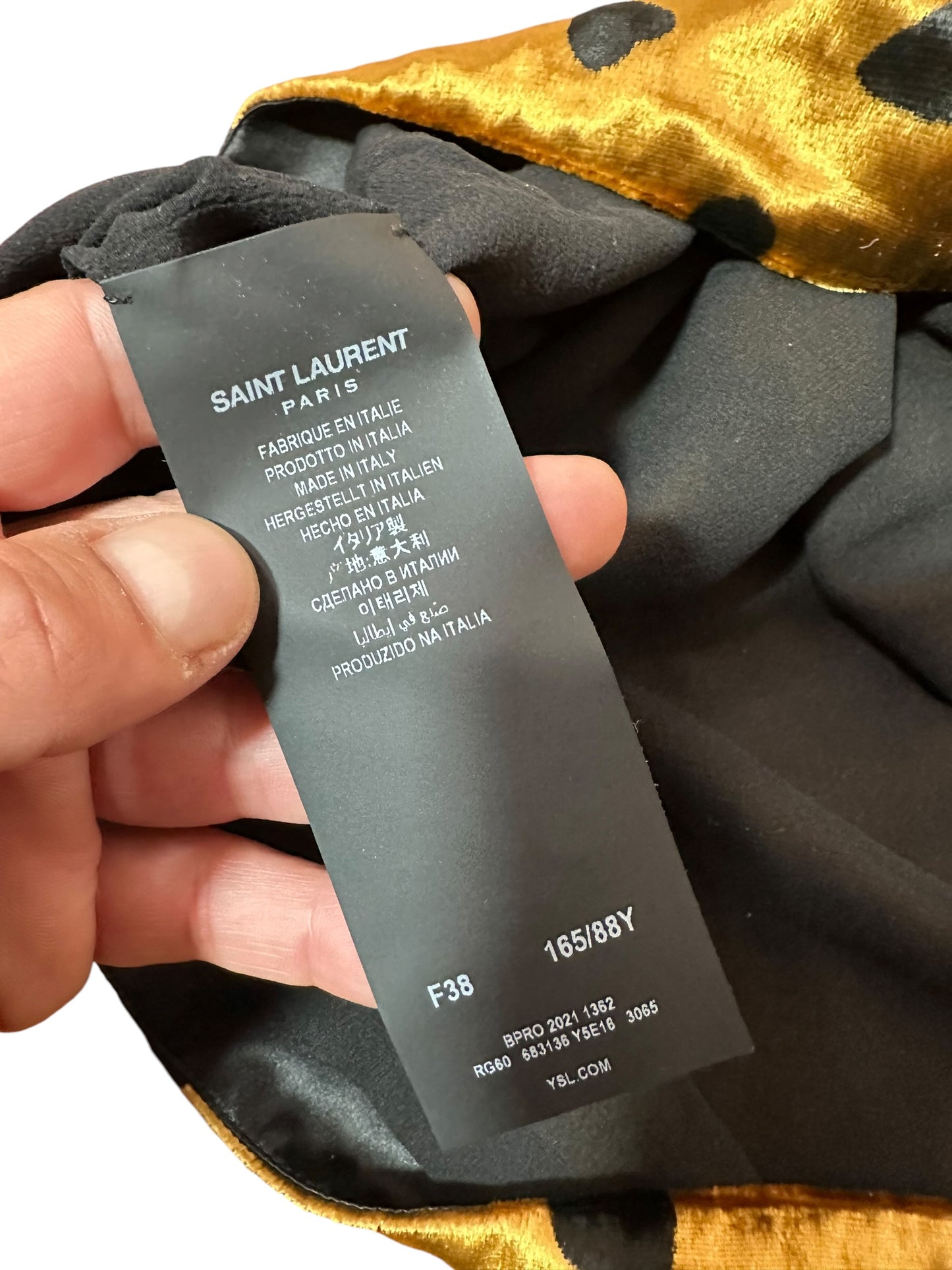 Saint Laurent mini abito stampato — foto 10