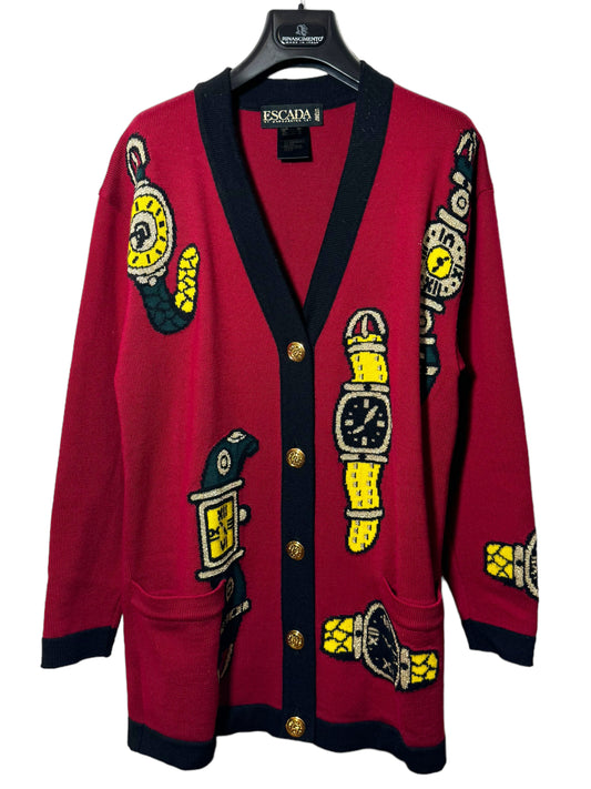 Escada cardigan vintage in lana e cachemire
