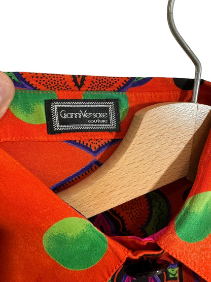 Gianni Versace camicia vintage anni 90s in seta