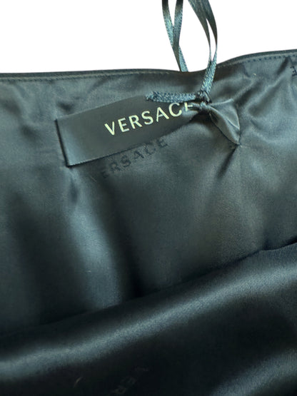 Gonna Versace Nera con Bottoni Oro – Taglia 42 – Made in Italy