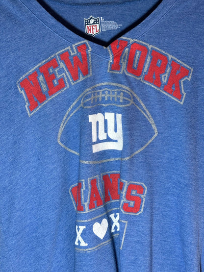 T-shirt vintage NFL scollo a V (L)