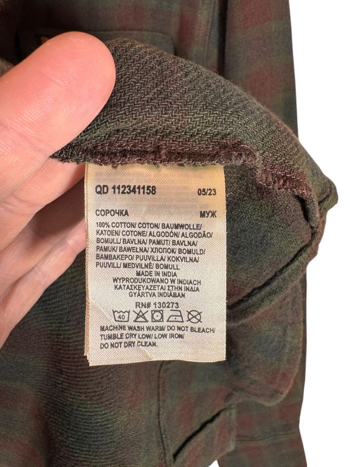 Camicia Wrangler Heritage Collection a quadri flanella taglia XL nuova — foto 5
