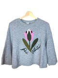 RED VALENTINO - Maglione in Lana con Motivo Ricamato di