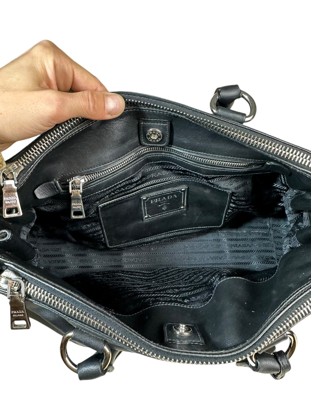Prada borsa vintage in pelle — foto 18