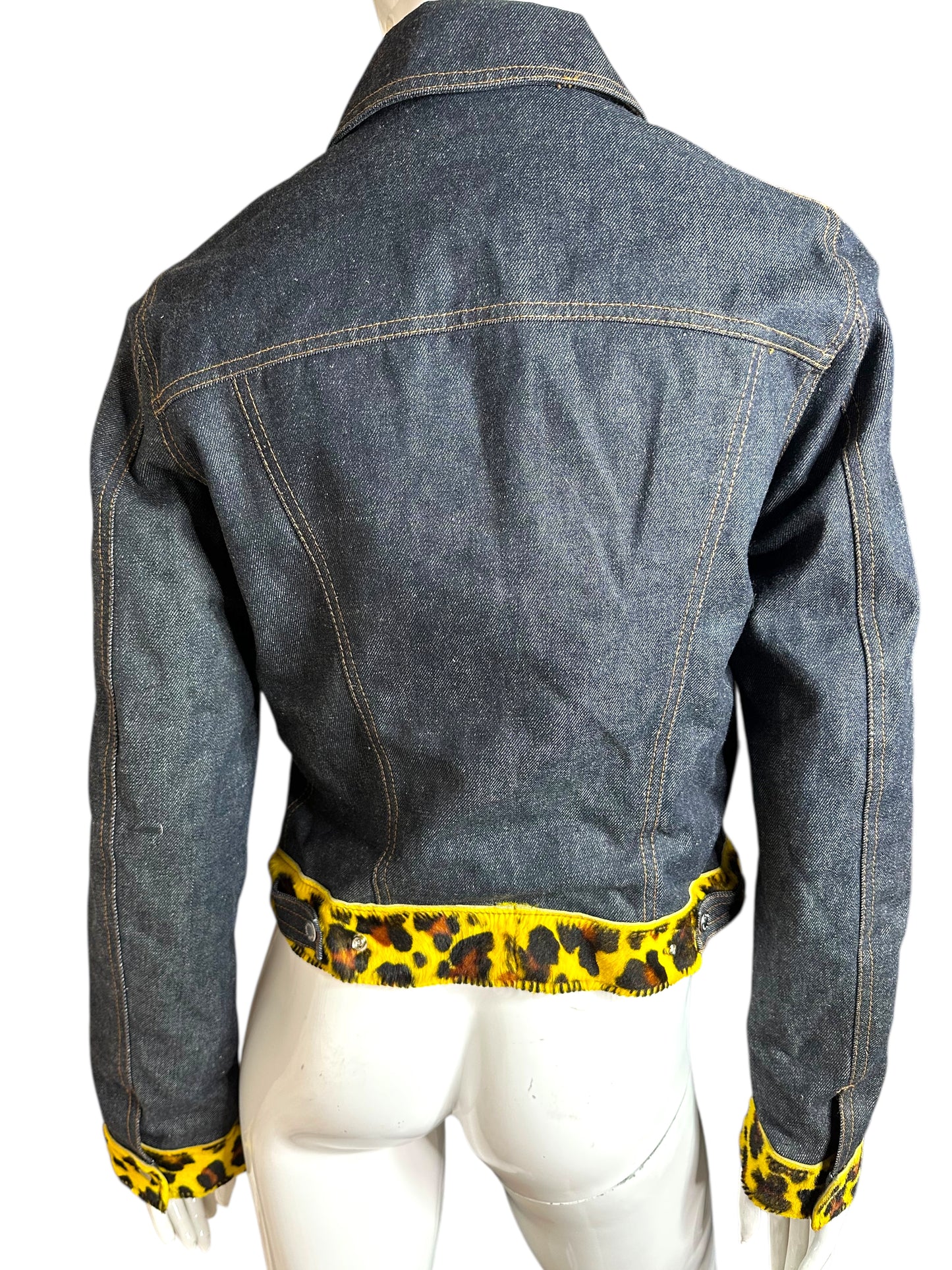 D&G giacca in denim con inserti (S)