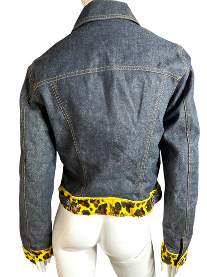 D&G giacca in denim con inserti (S)
