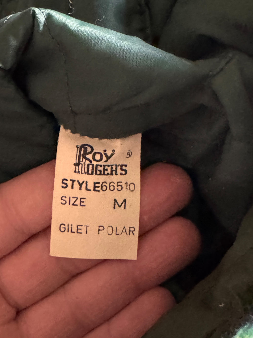 Gilet Roy Rogers Vintage Reversibile in Pile – Made in Italy — foto 10