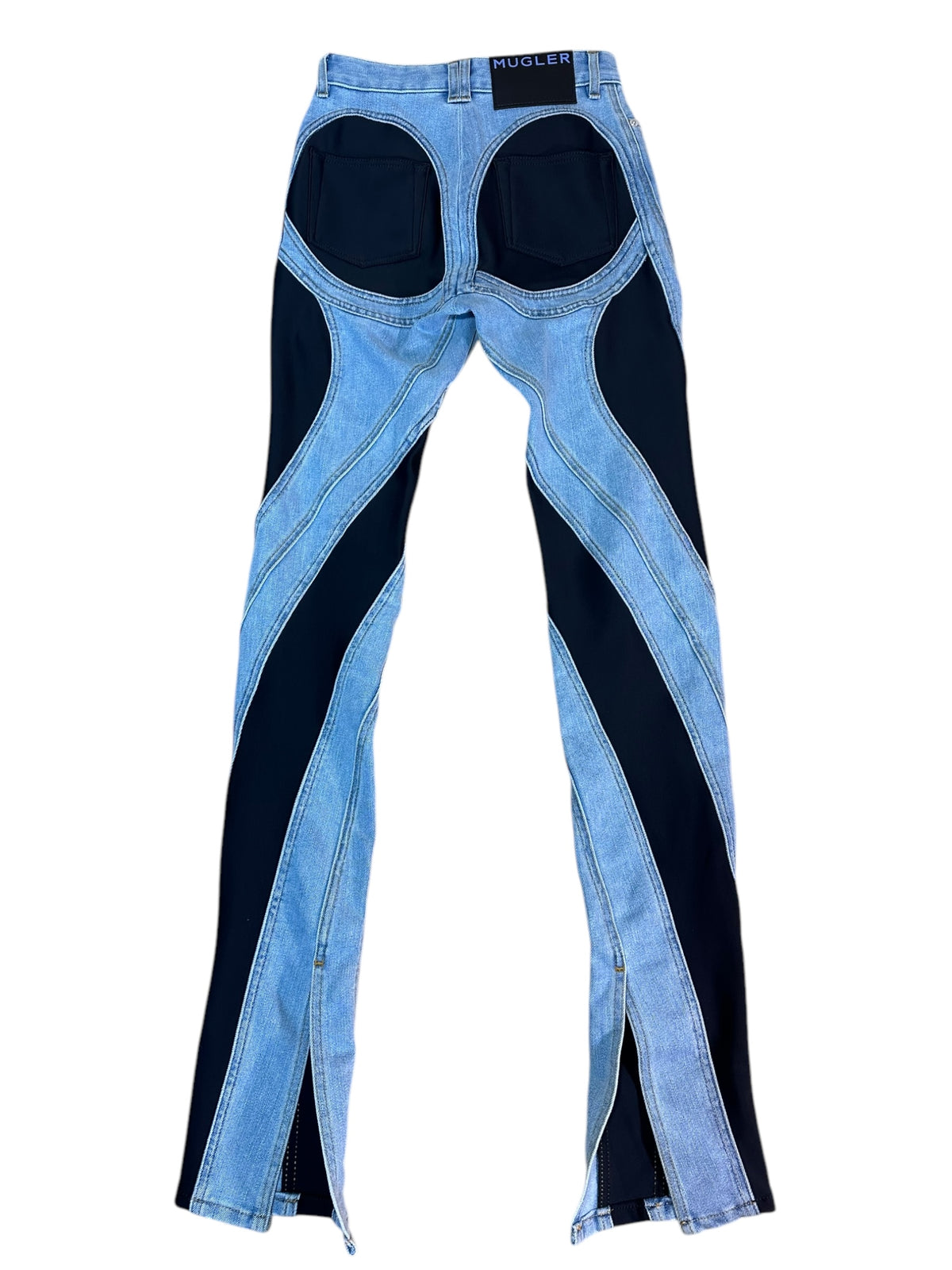 Mugler jeans con inserti — foto 4