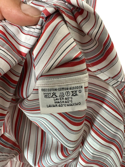 Hermès camicia maschile a righe (M)
