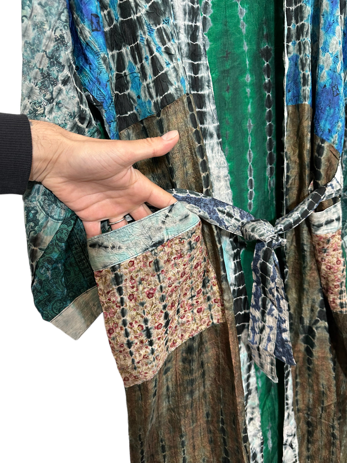 Kimono vintage in seta — foto 3