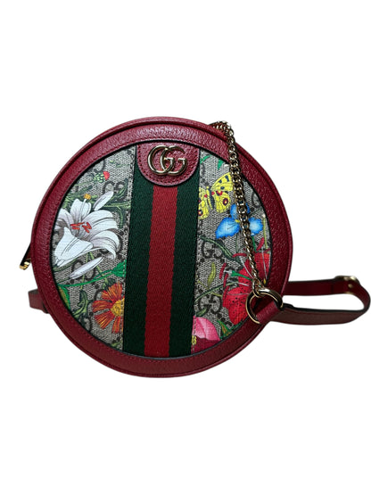 Gucci borsa rotonda in pelle