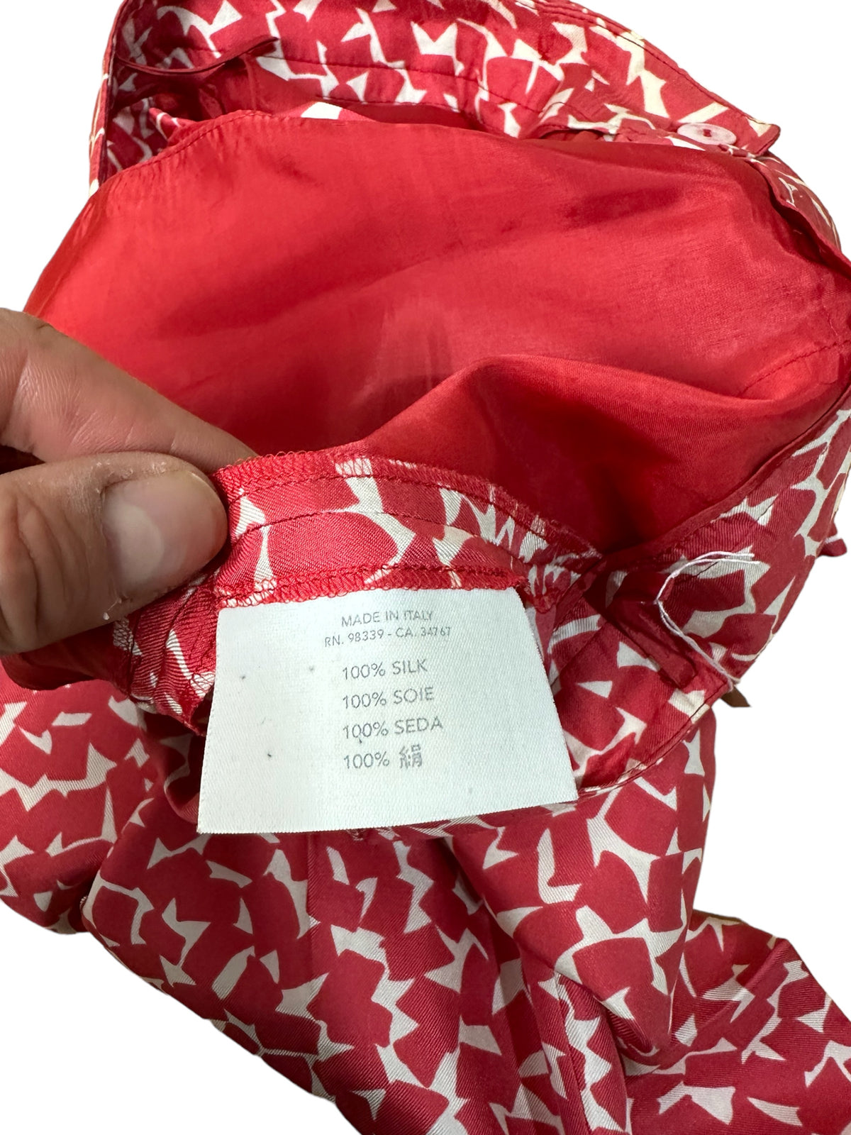 Prada pantaloni in seta — foto 8