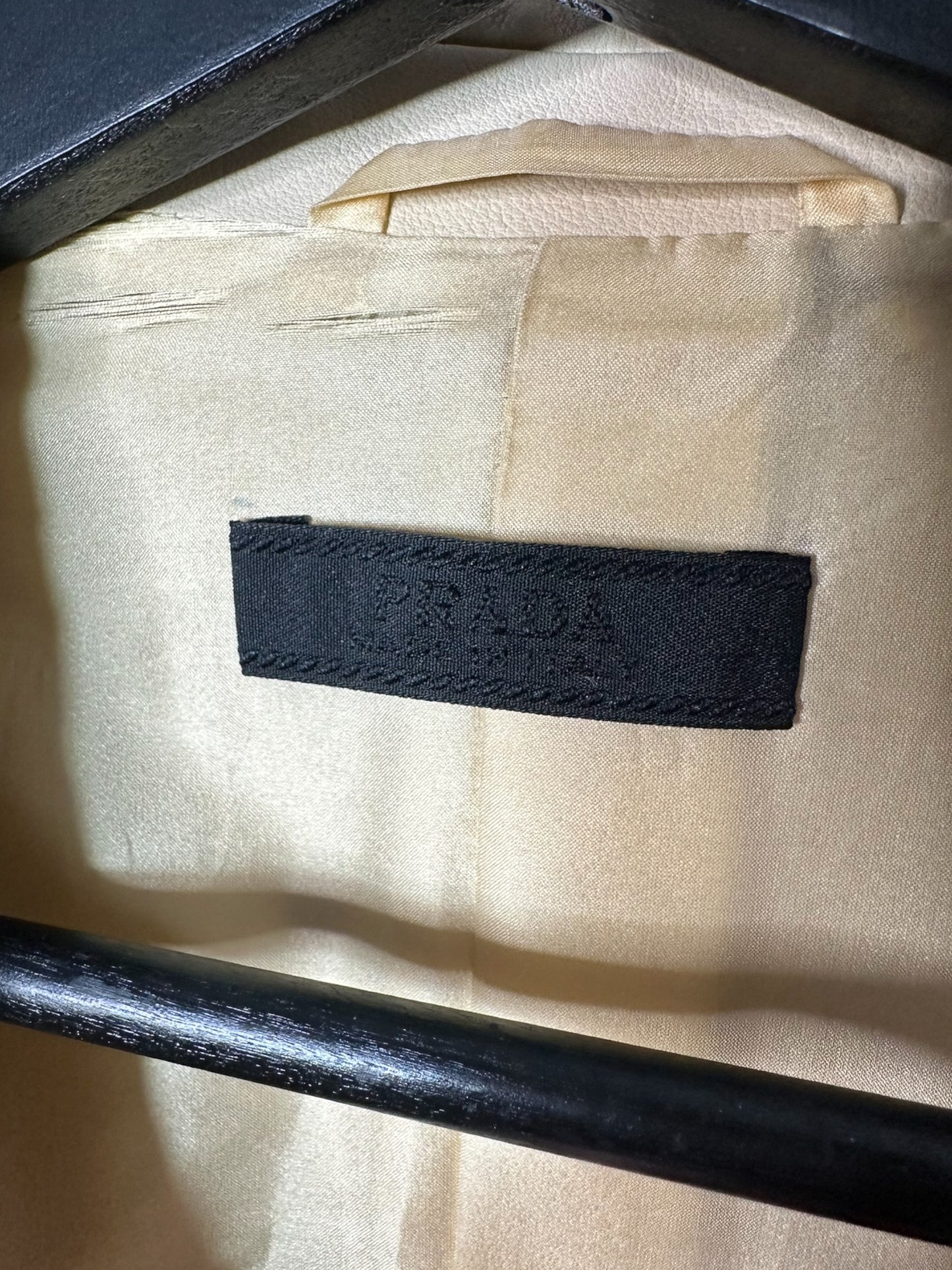 Prada giacca in pelle