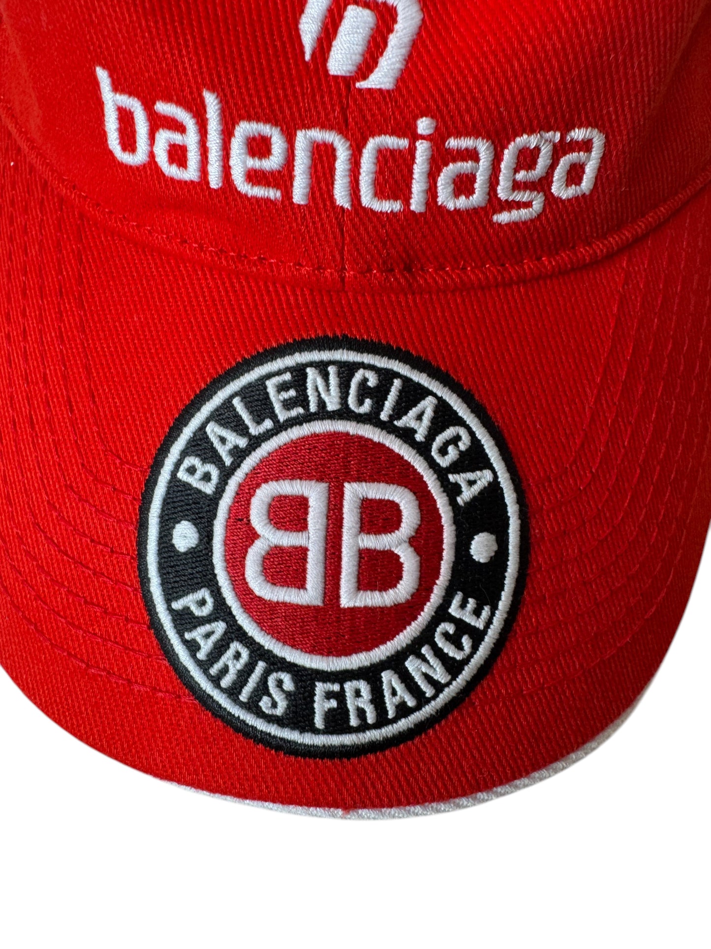 Cappellino Balenciaga rosso – Taglia L (59 cm) – Made in Italy