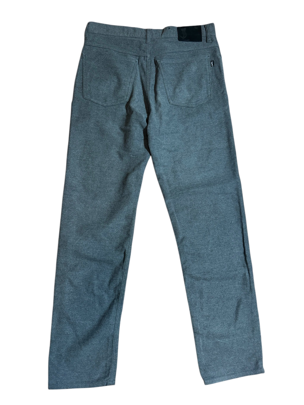 Yves Saint Laurent Pantaloni Uomo Grigi Taglia 35 Cotone Made in Italy