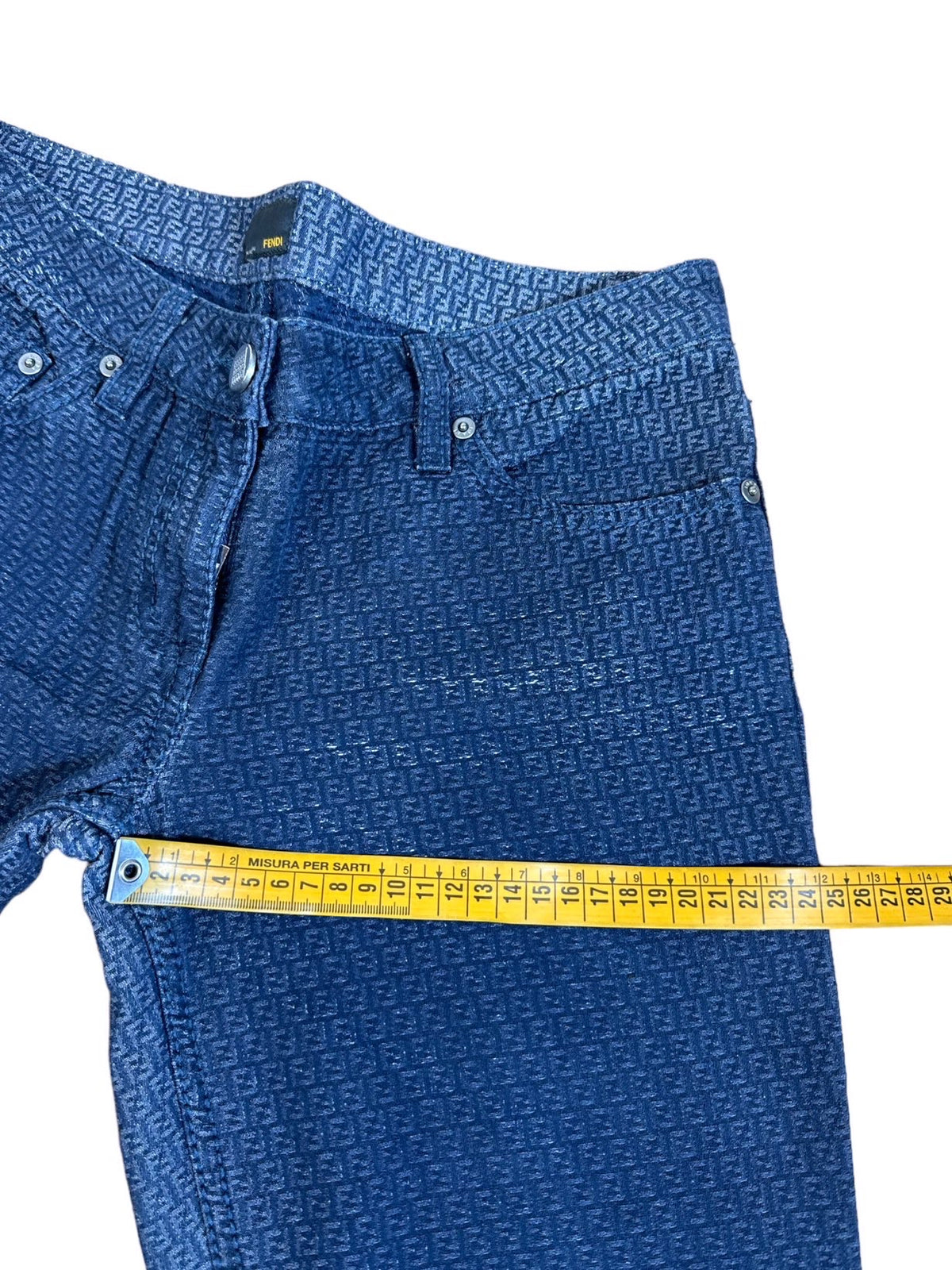 Fendi jeans monogram zucchino — foto 10