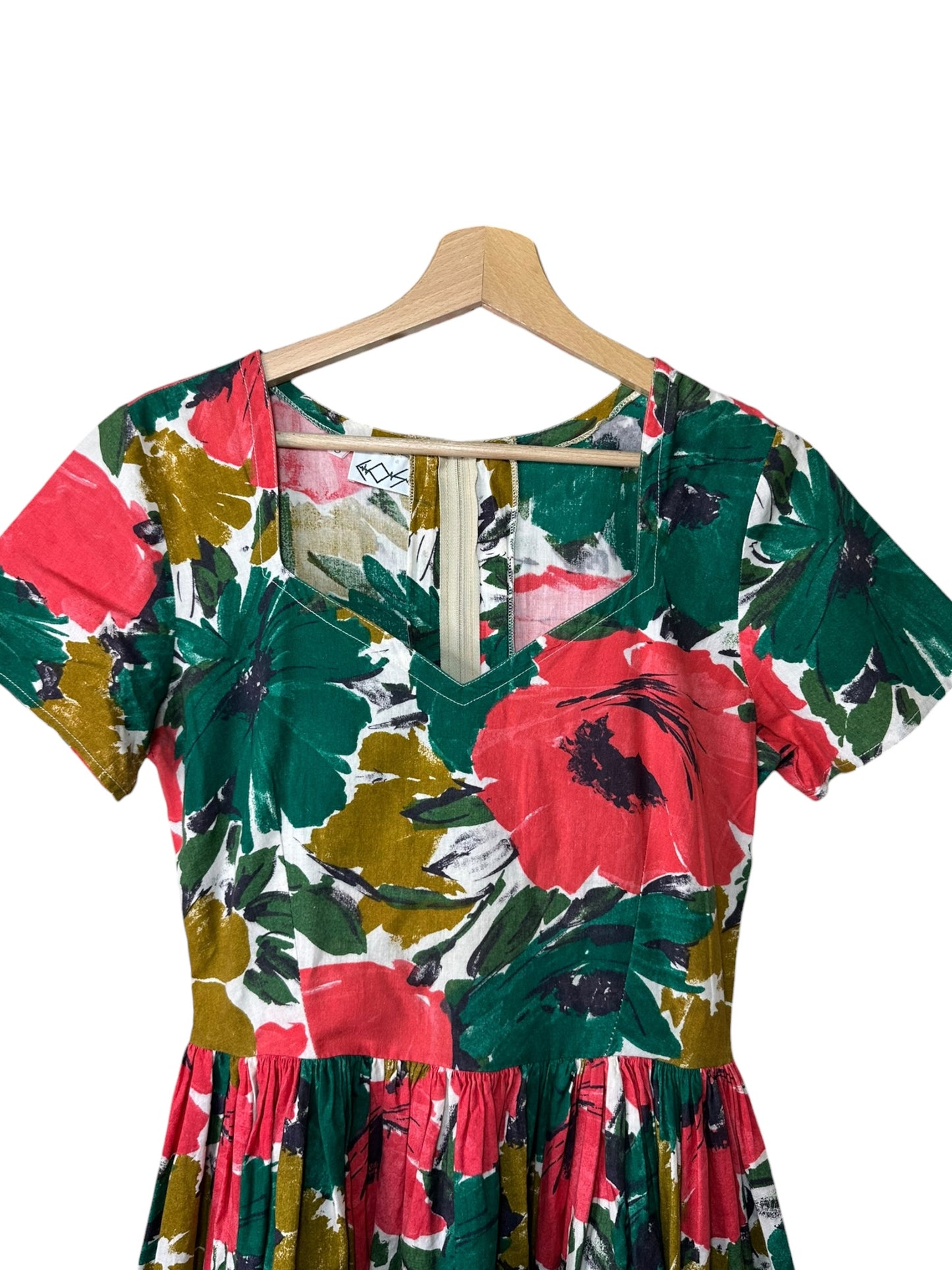 Abito vintage floreale — foto 6